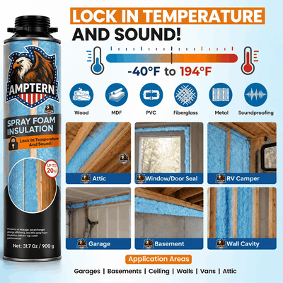 Professional Spray Foam Insulation & Sealing Kits
