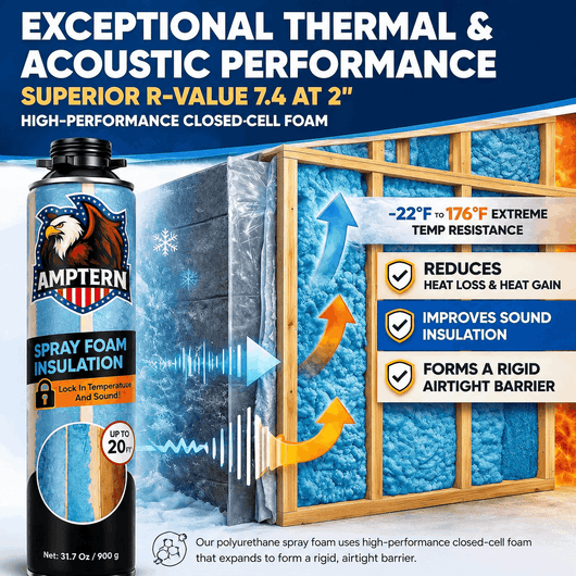 Professional Spray Foam Insulation & Sealing Kits